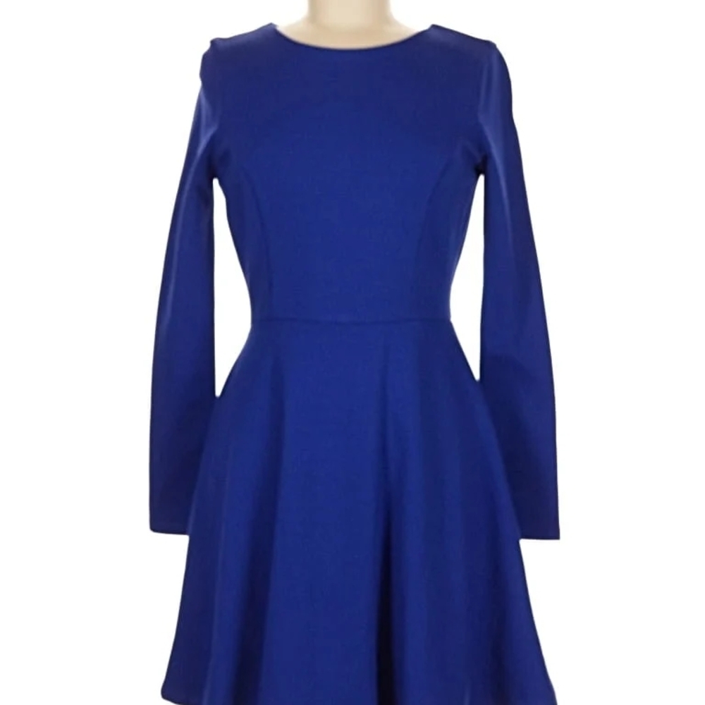 Lulu's Royal Blue Long Sleeve Dress